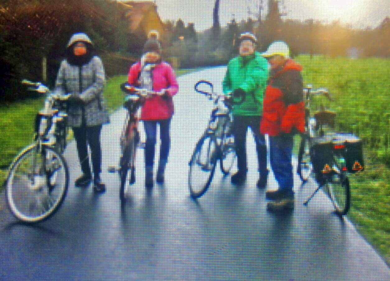 Bild  der Radtour des Heimatvereins Rinkerode
